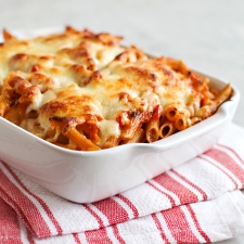 Creamy Vegetarian Baked Penne | Fork Knife Swoon