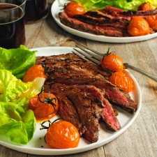 Balsamic Glazed Skirt Steak