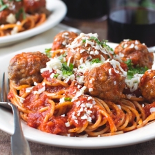 Loaded Italian Style Turkey Meatballs