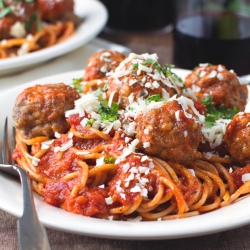 Loaded Italian Style Turkey Meatballs