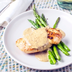 Chicken with a Mustard Cream Sauce | Fork Knife Swoon
