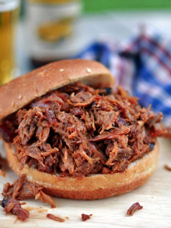 Smoked Barbecue Pulled Pork Sandwiches | Fork Knife Swoon