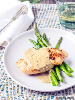 Chicken with a Mustard Cream Sauce | Fork Knife Swoon