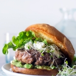 Lamb Burgers with Goat Cheese and Avocado | Fork Knife Swoon