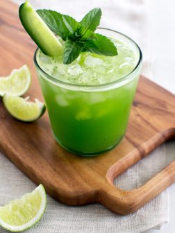 Cucumber Lime Agua Fresca | Fork Knife Swoon