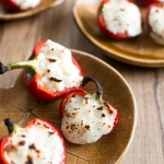 Goat Cheese Stuffed Cherry Peppers | Fork Knife Swoon