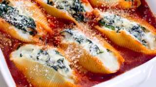 Stuffed Shells with Spinach and Ricotta | Fork Knife Swoon