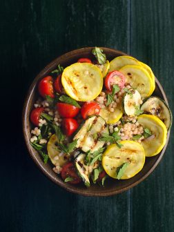 Grilled Summer Squash and Couscous Salad | Fork Knife Swoon