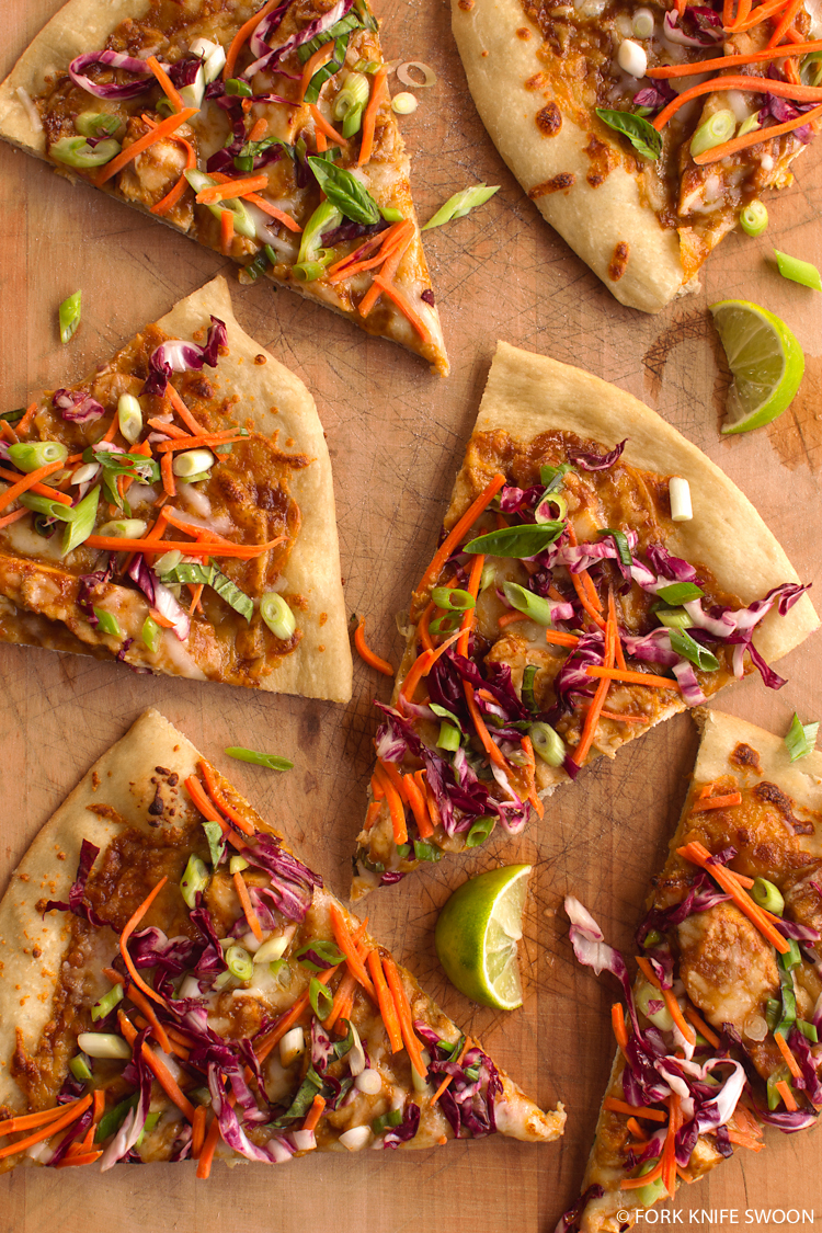 Thai Chicken Pizza | Fork Knife Swoon