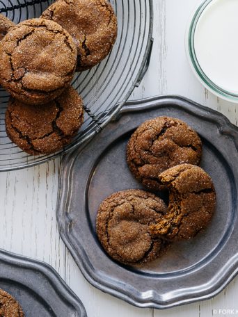 Chewy Ginger Cookies | Fork Knife Swoon