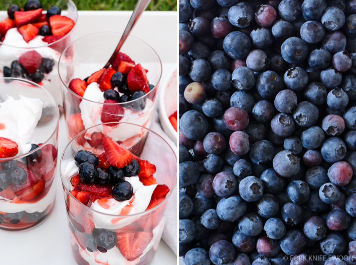 Coconut Whipped Cream and Berry Parfaits | Fork Knife Swoon