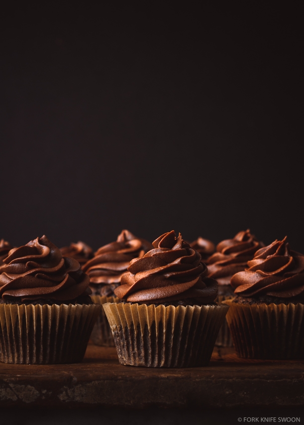 Dark Chocolate Zucchini Muffins... Or Cupcakes | Fork Knife Swoon