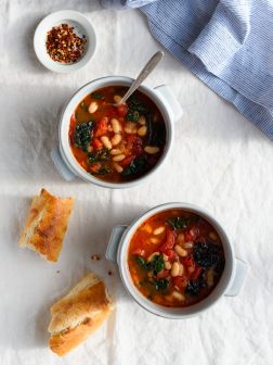 Tomato, White Bean and Kale Soup | Fork Knife Swoon @forkknifeswoon