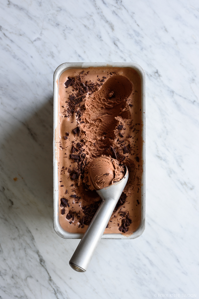 Vegan Chocolate Coffee Ice Cream! SO creamy and so delicious! | Fork Knife Swoon @forkknifeswoon