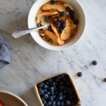 Maple Coconut Granola (v+gf) & Summer Peaches | Fork Knife Swoon @forkknifeswoon