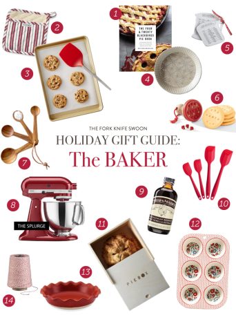 Holiday Gift Ideas for the baking obsessed! Lots of present ideas in a range of prices, from stocking stuffers to big ticket splurges that bakers will love! | via forkknifeswoon.com