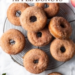 Baked apple donuts